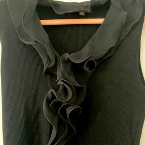 Adrienne Vittadini Ruffle Detail Top